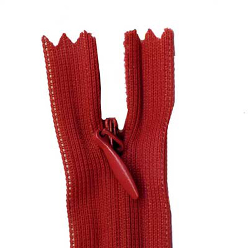 96987 Sullivans 55cm Invisible Zipper - Atom Red