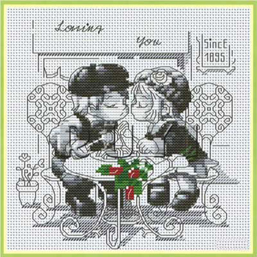 97808 Ruyishijia Ruyi Cross Stitch Kits - Loving You - 29cmx29cm