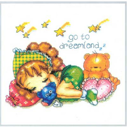 97824 Ruyishijia Ruyi Cross Stitch Kits - Go To Dreamland - 29cmx29cm