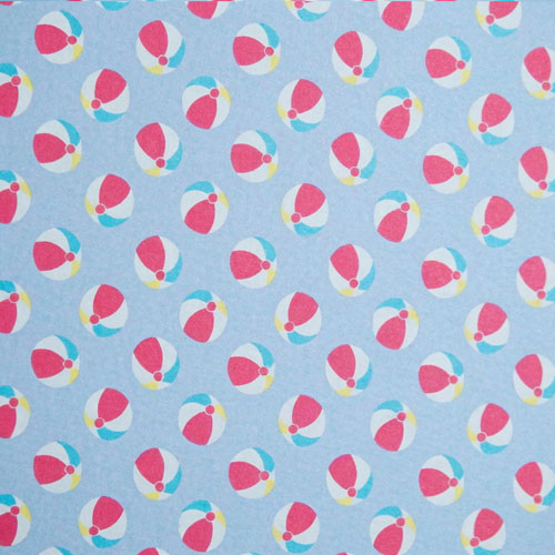 98223 Sullivans Printed Cotton Fabric - 110cm -  Beach Balls