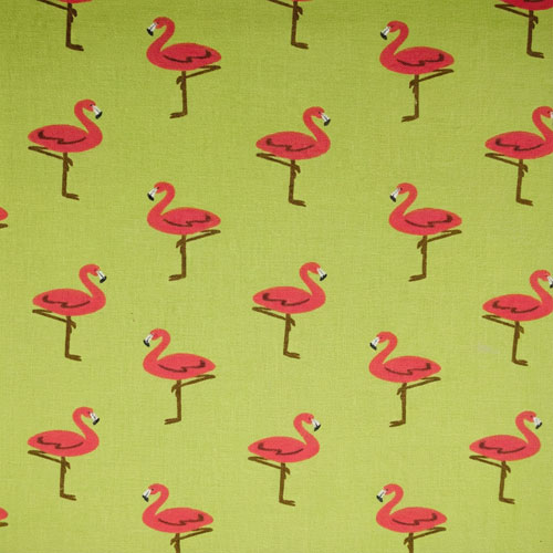 98227 Sullivans Printed Cotton Fabric - 110cm -  Flamingos