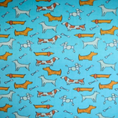 98240 Sullivans Printed Cotton Fabric - 110cm -  Dogs