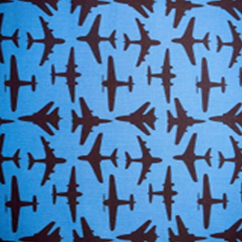 98249 Sullivans Printed Cotton Fabric - 110cm -  Aircraft
