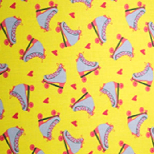 98250 Sullivans Printed Cotton Fabric - 110cm -  Roller Derby