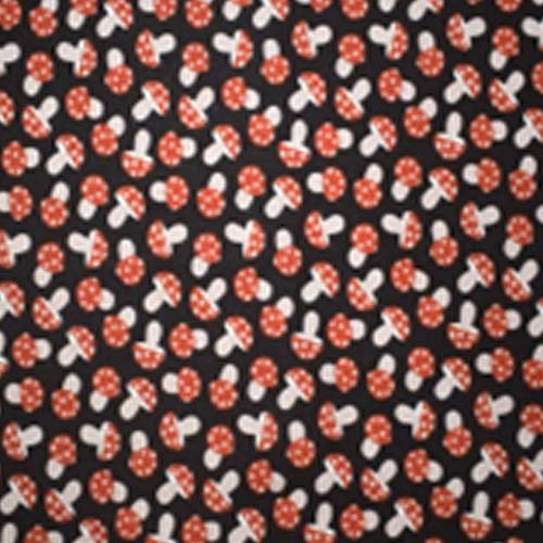 98251 Sullivans Printed Cotton Fabric - 110cm -  Mushrooms