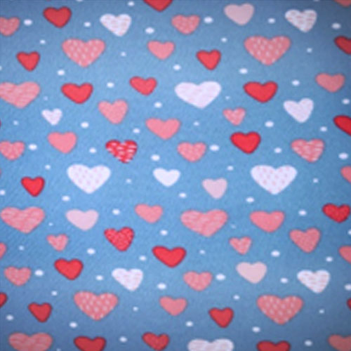98252 Sullivans Printed Cotton Fabric - 110cm -  Hearts