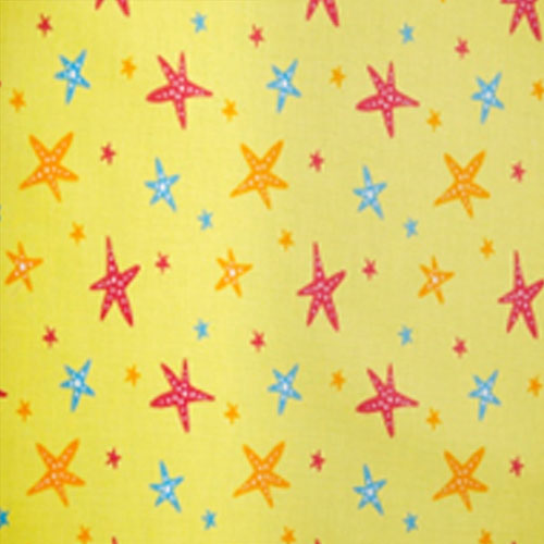 98256 Sullivans Printed Cotton Fabric - 110cm -  Starfish