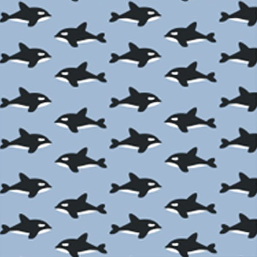 98259 Sullivans Printed Cotton Fabric - 110cm -  Orcas