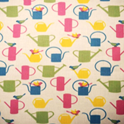 98260 Sullivans Printed Cotton Fabric - 110cm -  Watering Can