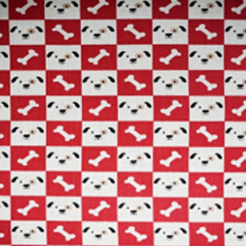 98270 Sullivans Printed Cotton Fabric - 110cm -  Dog & Bones