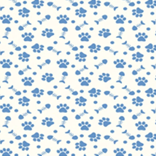 98272 Sullivans Printed Cotton Fabric - 110cm -  Paws & Bones