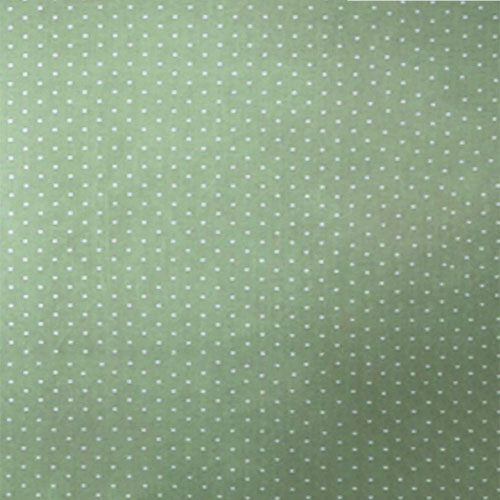 98283 Sullivans Printed Cotton Fabric - 110cm -  Sage With Dot