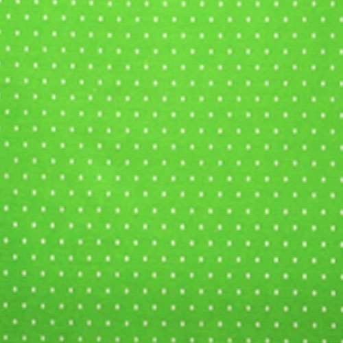 98290 Sullivans Printed Cotton Fabric - 110cm -  Lime Dot