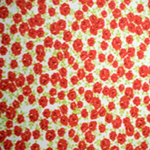 98304 Sullivans Printed Cotton Fabric - 110cm -  Red Roses