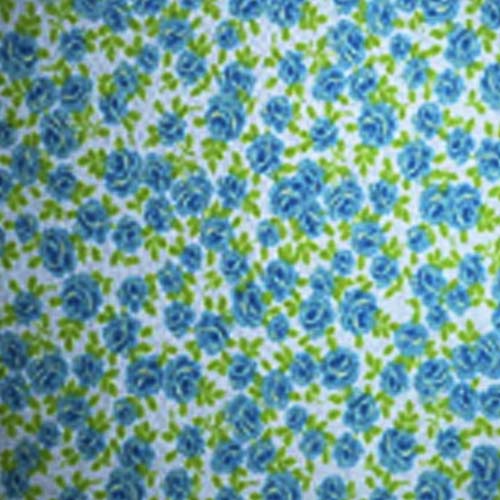 98307 Sullivans Printed Cotton Fabric - 110cm -  Blue Roses