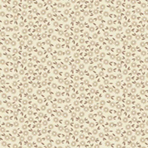 98312 Sullivans Printed Cotton Fabric - 110cm -  Cream Daisies