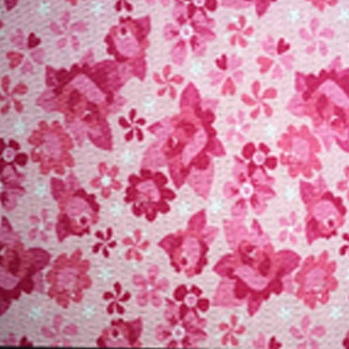 98317 Sullivans Printed Cotton Fabric - 110cm -  Pink Blooms