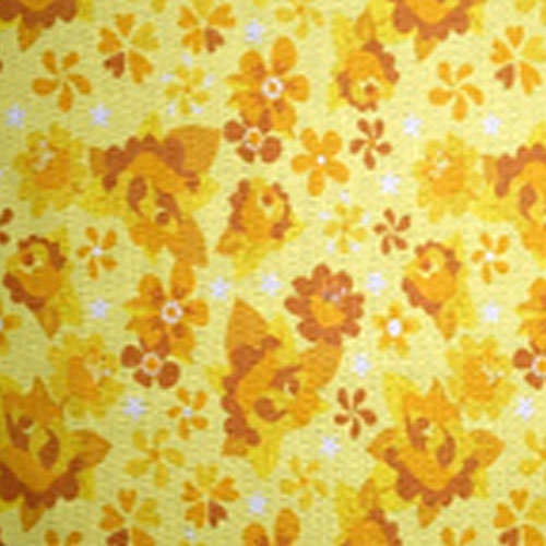 98319 Sullivans Printed Cotton Fabric - 110cm -  Yellow Blooms