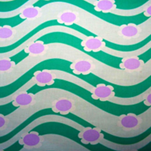 98334 Sullivans Printed Cotton Fabric - 110cm -  Purple Flowers