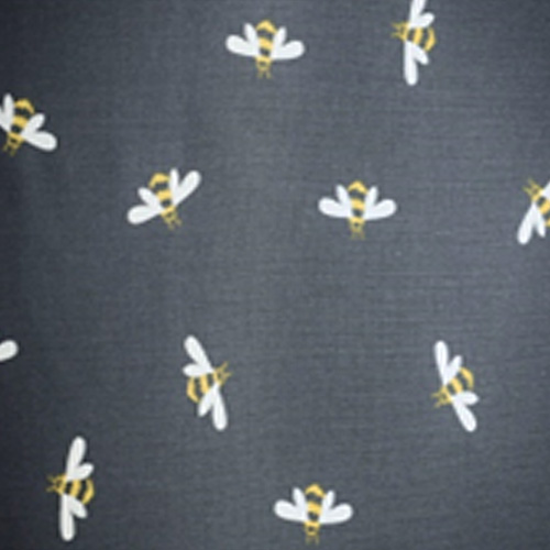 98343 Sullivans Printed Cotton Fabric - 110cm -  Bees On Grey