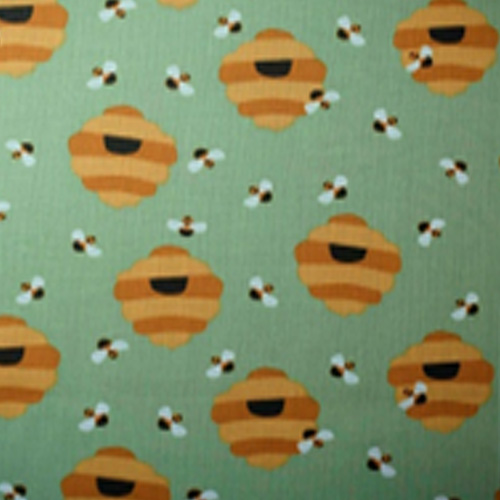 98346 Sullivans Printed Cotton Fabric - 110cm -  Beehives