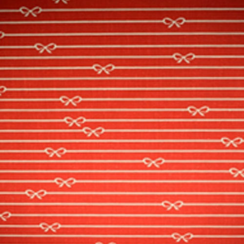 98354 Sullivans Printed Cotton Fabric - 110cm -  Bows Red