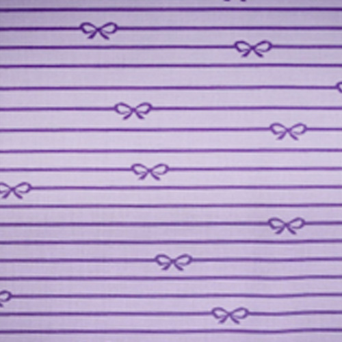 98355 Sullivans Printed Cotton Fabric - 110cm -  Bows Purple