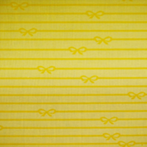 98356 Sullivans Printed Cotton Fabric - 110cm -  Bows Yellow