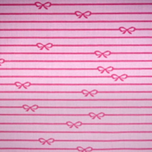 98358 Sullivans Printed Cotton Fabric - 110cm -  Bows Pink