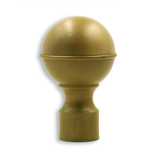 98711 Sullivans Ball Finial - Large - Matt Gold - 2pck