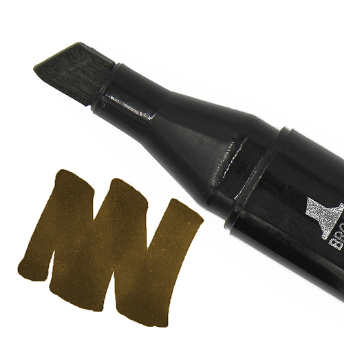 99520 Thiscolor Alcohol Based Twin Marker - Bronze Green