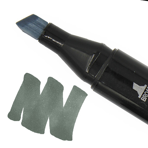 99556 Thiscolor Alcohol Based Twin Marker - Green Grey 3