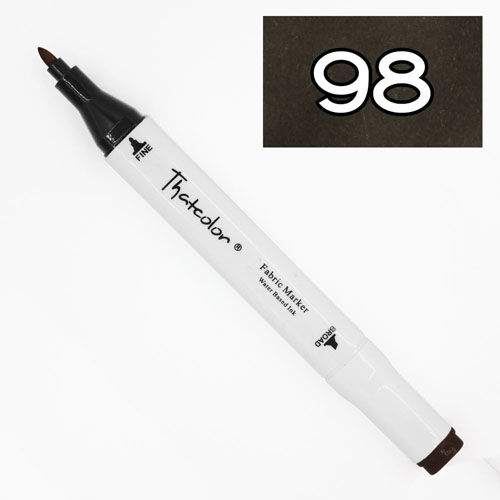 99591 Thiscolor Water Based Twin Marker - Chestnut Brown