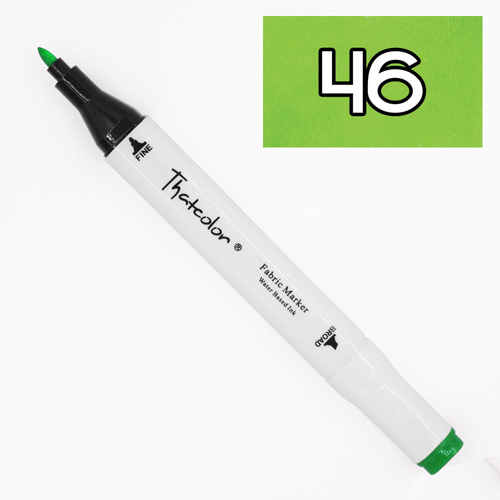 99593 Thiscolor Water Based Twin Marker - Vivid Green