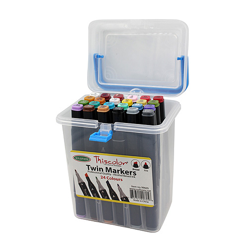 99605 Thiscolor Twin Marker Case  - 24 Pack