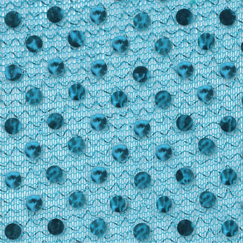 99703 Sullivans 3mm Sequin Fabric - 112cm Wide - Aqua