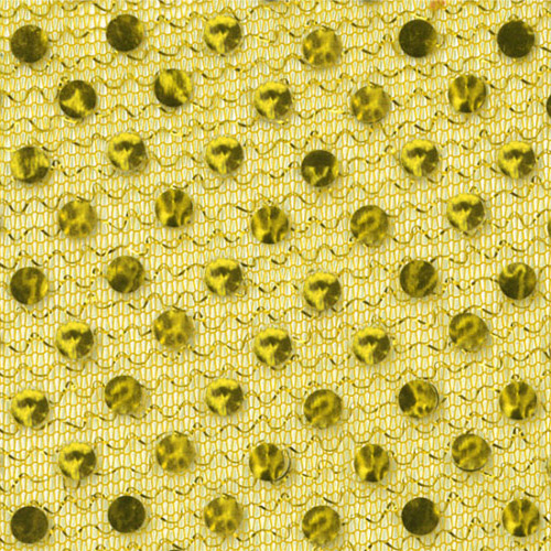 99708 Sullivans 3mm Sequin Fabric - 112cm Wide - Gold
