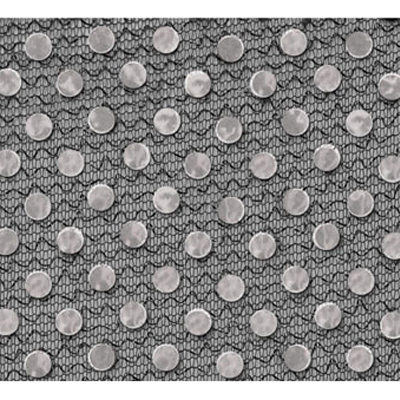 99711 Sullivans 3mm Sequin Fabric - 112cm Wide - Silver/black