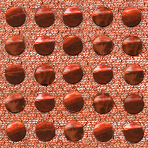 99713 Sullivans 6mm Sequin Fabric - 112cm Wide - Orange