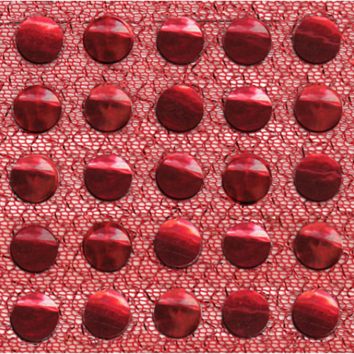 99714 Sullivans 6mm Sequin Fabric - 112cm Wide - Red