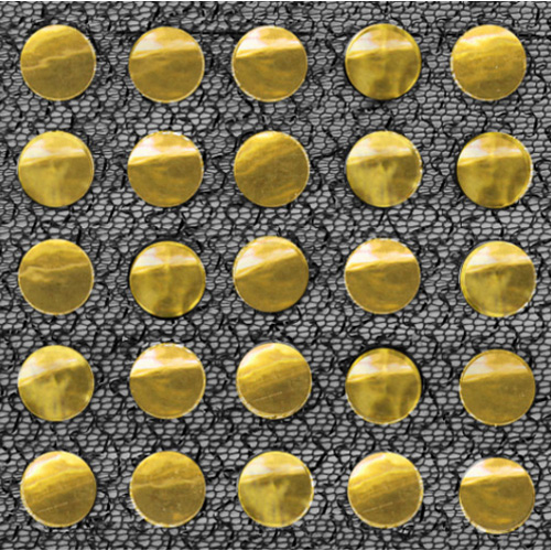 99722 Sullivans 6mm Sequin Fabric - 112cm Wide - Gold/black