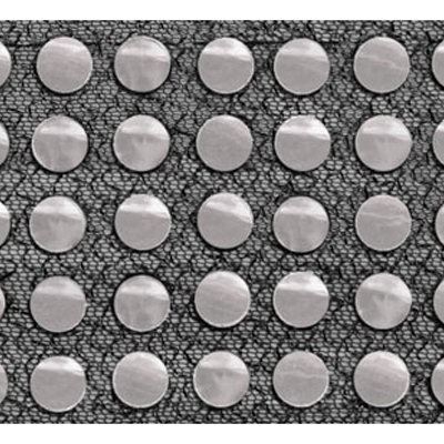 99723 Sullivans 6mm Sequin Fabric - 112cm Wide - Silver/black