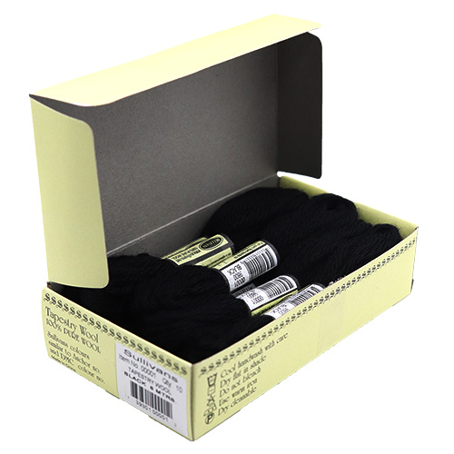 00001 Sullivans 8m Tapestry Wool - Black 	