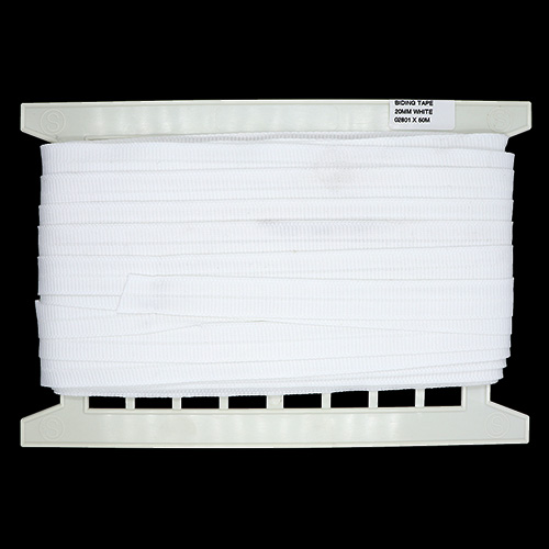 02801 Sullivans 20mm Polyster Binding Tape - White	
