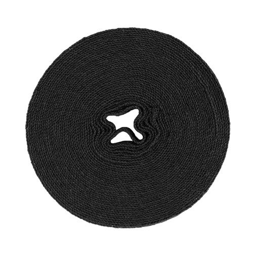 10008 Sullivans 6mm Cotton Tape - Black - 5m 