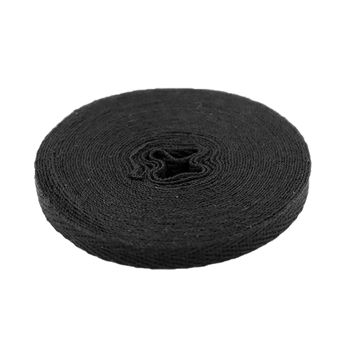 10008 Sullivans 6mm Cotton Tape - Black - 5m 