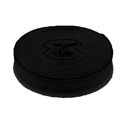 10012 Sullivans 12mm Cotton Tape - Black - 5m 	