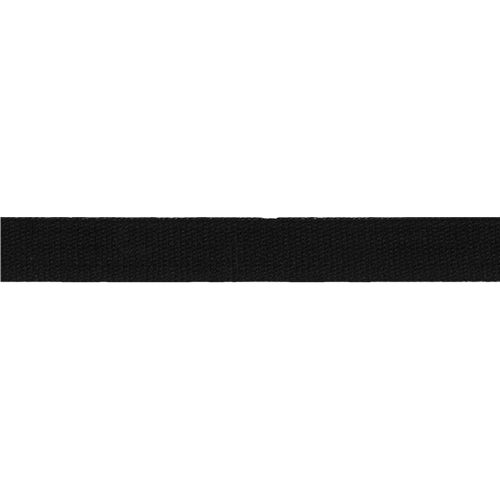 10012 Sullivans 12mm Cotton Tape - Black - 5m 	