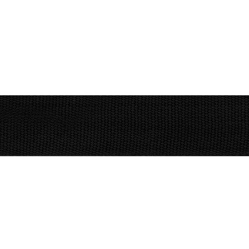 10018 Sullivans 25mm Cotton Tape - Black - 5m 	