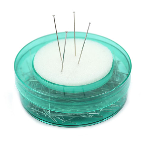 10019 Sullivans 29mm Dressmaker Pins In Foam Top Case	